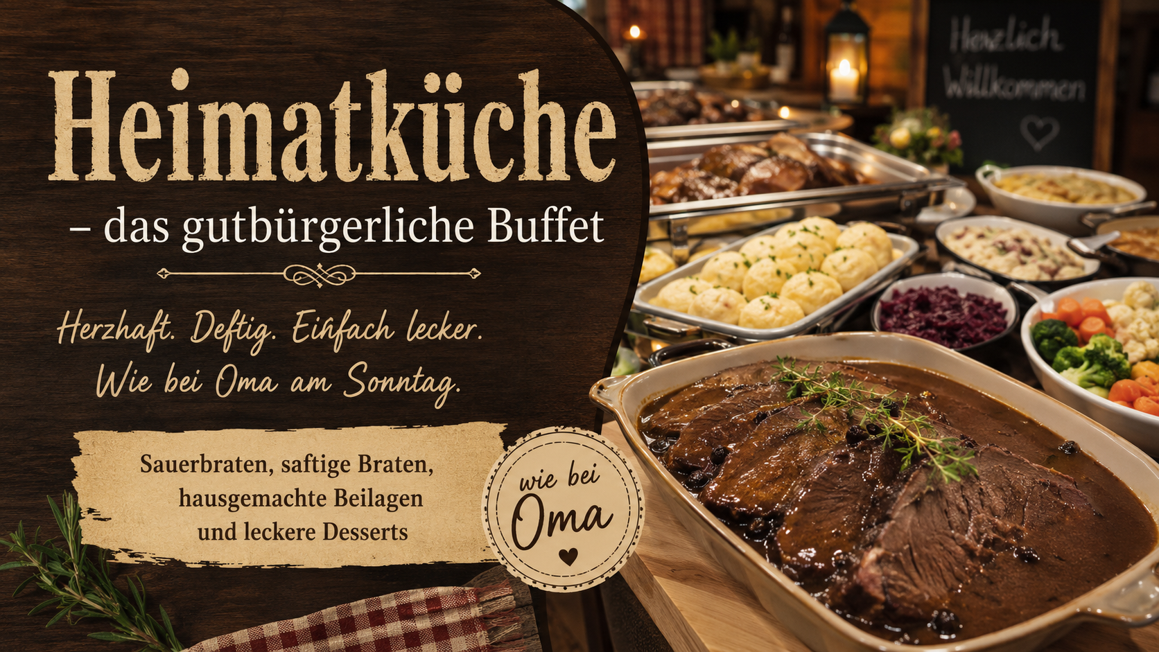 Heimatküche – das gutbürgerliche Buffet im Altmyhl62 in Hückelhoven