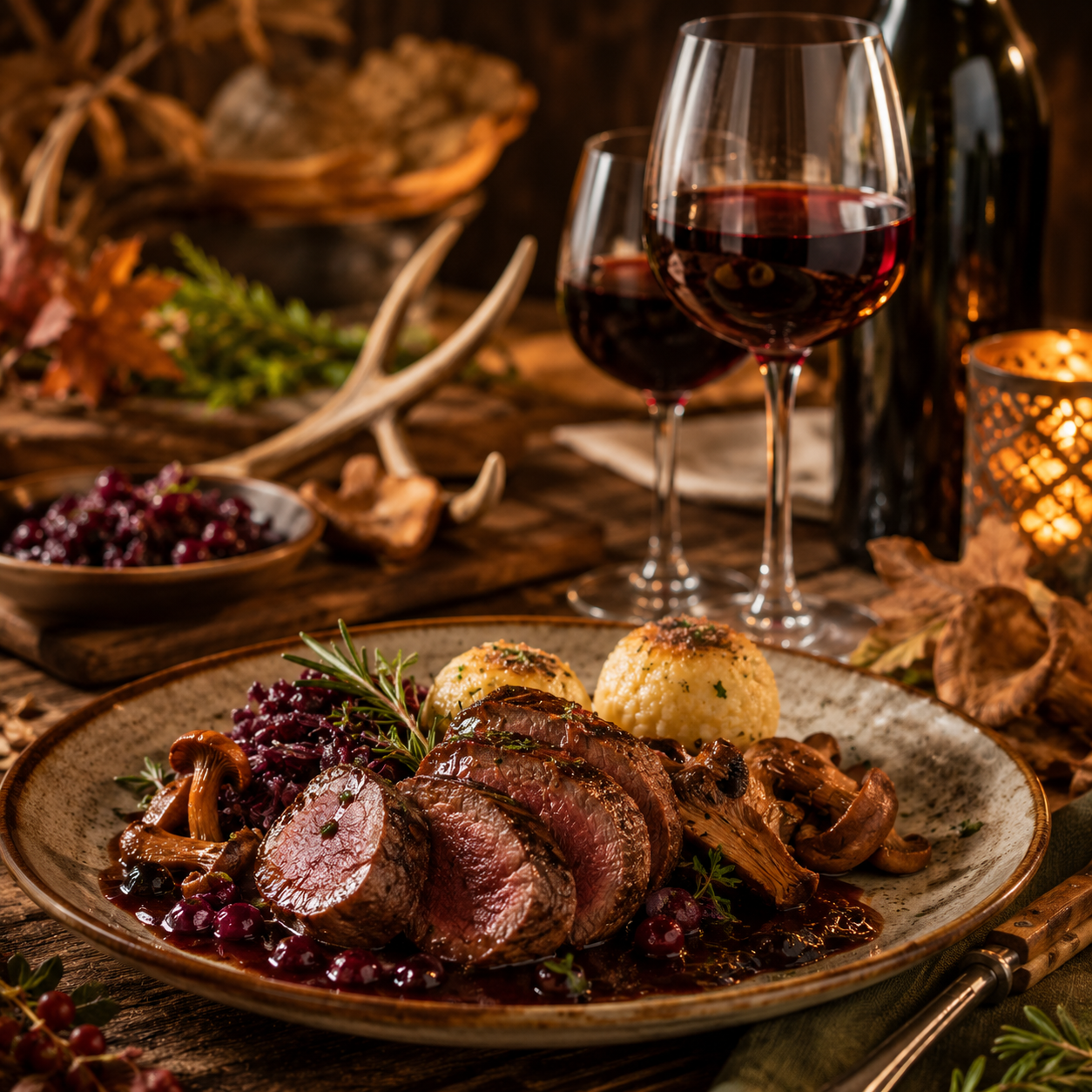 Wein und Wild Menü im Altmyhl62 in Hückelhoven